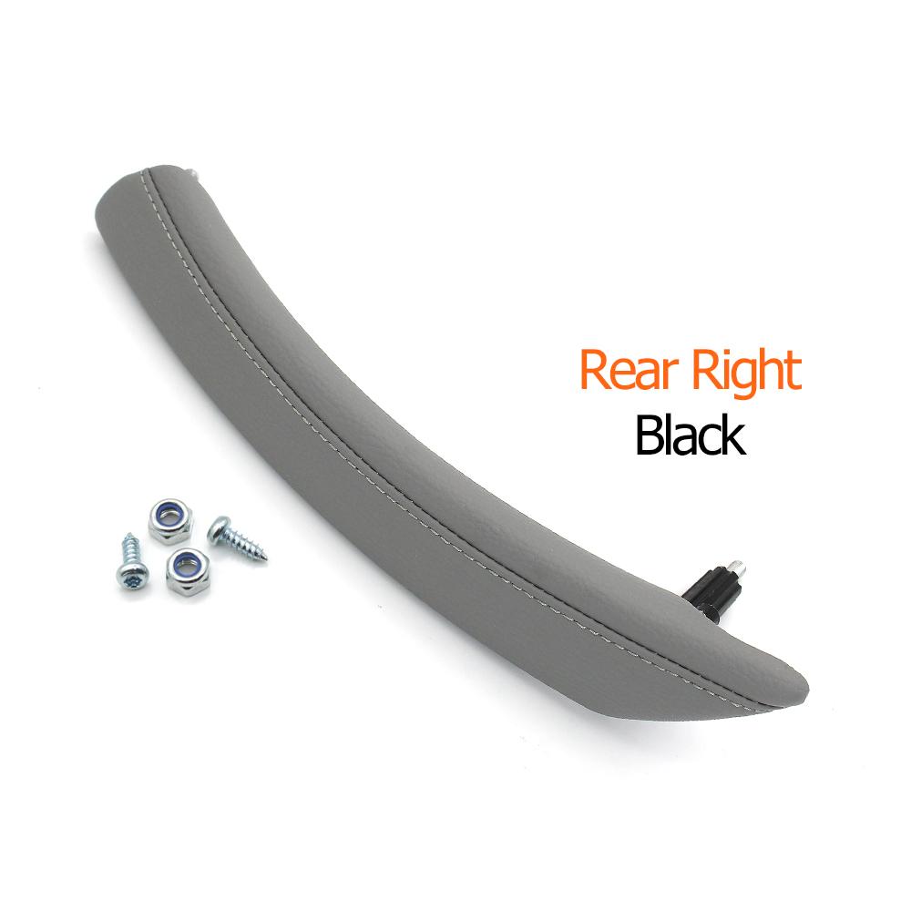 LHD Car Interior Armrest Door Handle Window Panel Pull Handle Cover Trim Replacement For BMW 5 Series E60 E61 2006-2010