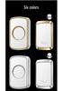 Wireless Waterproof Self-Powered Doorbell for Home with Ultra-Long Range & Battery-Free Remote for Elderly