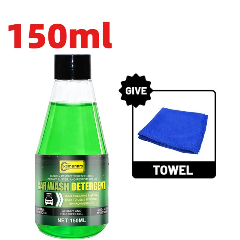 

Green Car Wash Liquid, High Foam, 1:500 Concentrated Formula2-in-1 Cleaning & Protection Wash & Wax ShampooSuitable for Cars, Tr