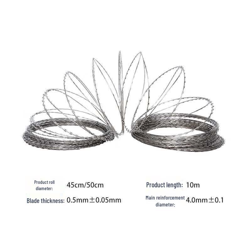 Yishunda Hot-dip Galvanized Anti-Climb Razor Wire