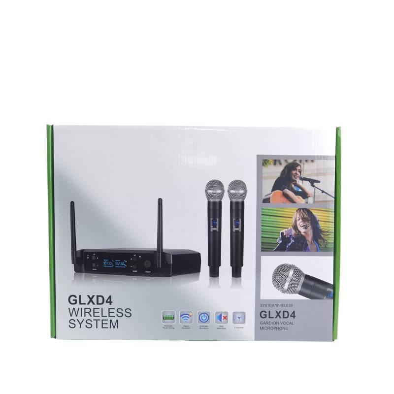 7Recordio GAW-GLXD4 Wireless Dual Microphone Set for Stage Performance
