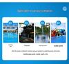 Aluminum Pool Skimmer with Deep Net for Water and Fish Ponds