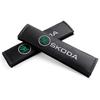 HLLQ9 1/2pcs Car Seat Belt Cushion Strap Shoulder Protector Interior Mat For Skoda Octavia Fabia Rapid VRS Yeti Enyaq Kodiaq Kamiq VII