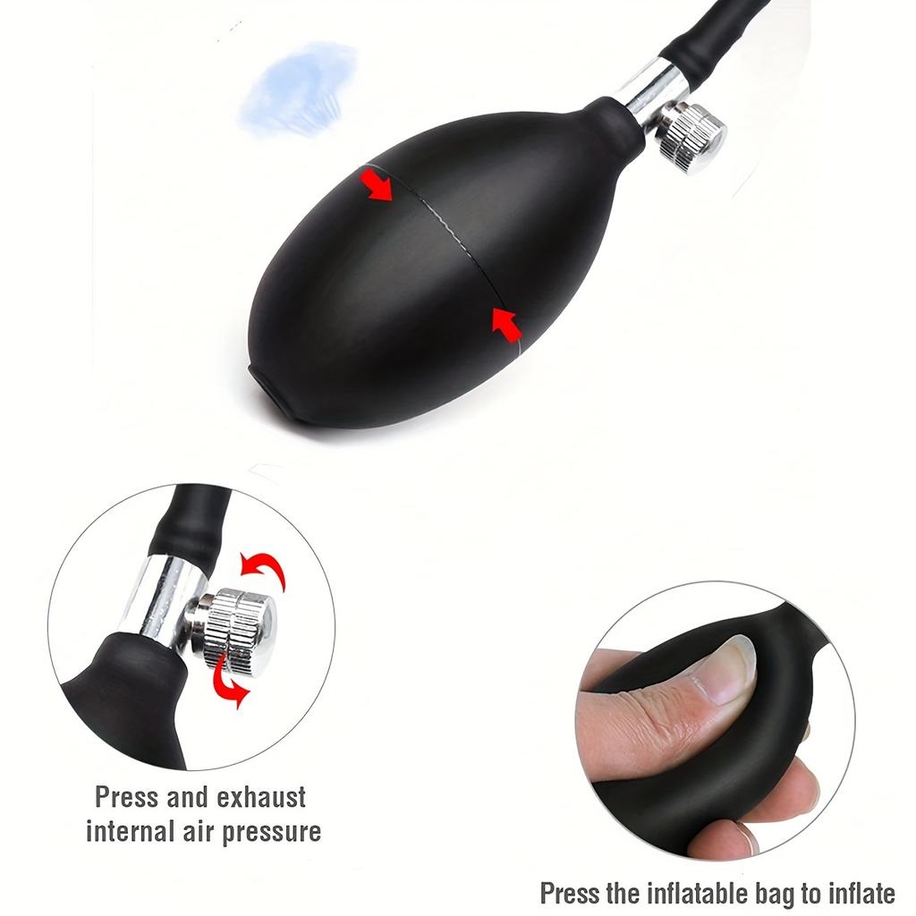 Inflatable Built-in Anal Beads Inflatable Anus Plugs Large Butt Plugs Stimulating Toys Female/Male Masturbators Prostate Massagers Large Anus Toys