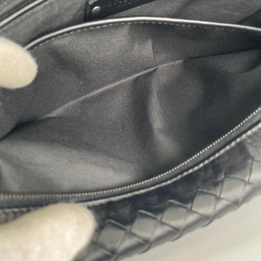 BOTTEGAVENETA INTRECCIATO Clutch bag black mens used