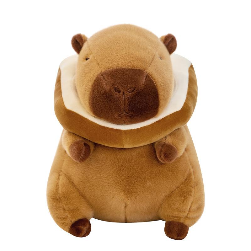 Bread Toast Water Dolphin Doll Sleep Cuddle Capybara Ornament Plush Toy Girl Pillow Birthday Gift Home Decoration