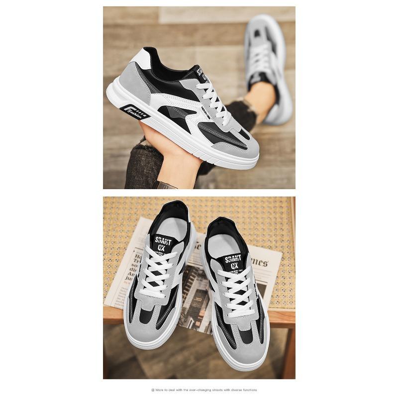 Herrskor i stor storlek, avslappnade låga sneakers, sportskor för studenter