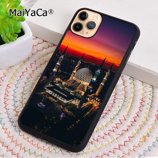 Muslim Mosque Building Colourful Style Phone Case For iPhone 17 Air 16 pro max 15 14 plus 12 13 Shell Cover coque
