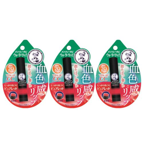 

Mentholatum Lip Water Lip Tone Up CC Pure Red x 3