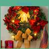 Elegante Lanterna Stella Croce Rossa Fatta a Mano Ghirlanda di Natale Con Gesù e la Vergine Maria Decorazione Festiva per le Feste