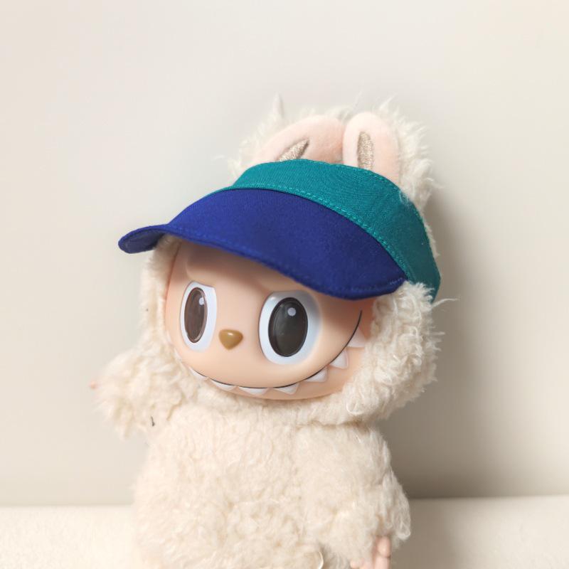 Labubu 17CM Vinyl Pendant Baseball Cap with Macaron Doll Dress-Up Accessories, In Stock