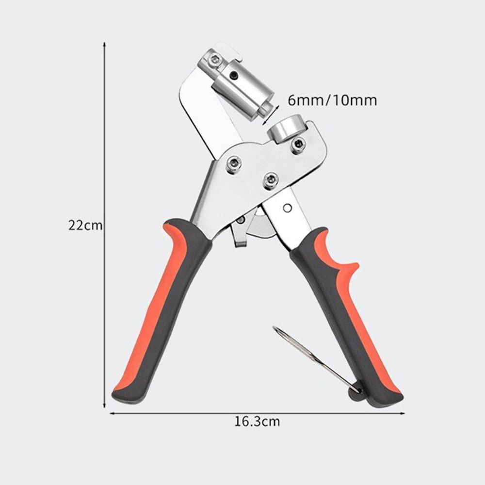 Metal Eyelet Pliers Rubber Grip Grommet Press Tool New Eyelet Setting Tool Tarpaulin Repair