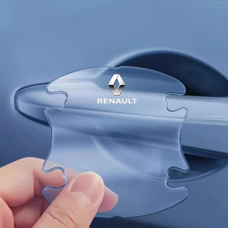2026 Hot For Renault Hub Caps For Renault Clio Laguna 2 Megane 2 3 Duster Logan Captur Car door handle anti-collision strip prot