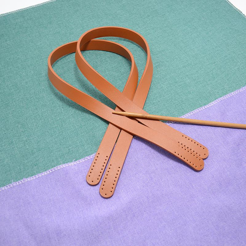 

Сумка-тоут из натуральной кожи ручной работы и сменный ремешок для сумки - аксессуар для DIY