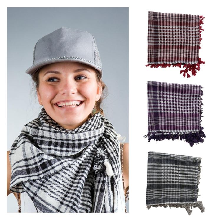 Écharpe Châle Élégante avec Franges Foulard Carré Foulard de Tête Idéal pour l'Extérieur