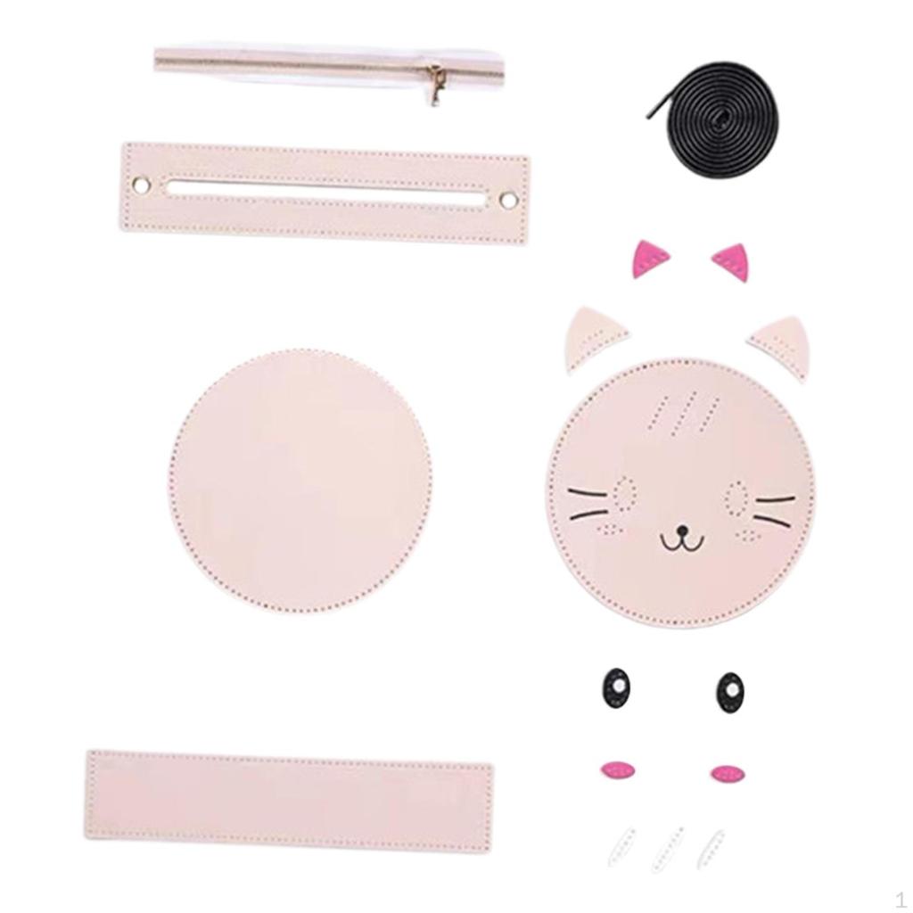 DIY Leather Bag Making Cute Animal Shape Shoulder Sewing Material for Women