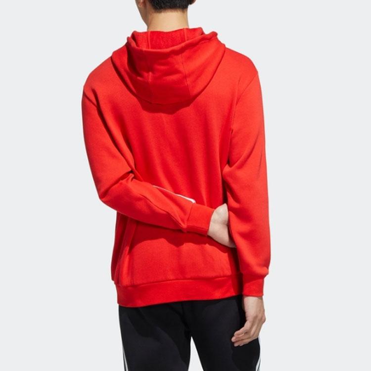 Adidas Neo Sesame Street Co-Branded U Ss Hdy Elmo Casual Sport Striped Hoodie Unisex Hoodie Red HD7300