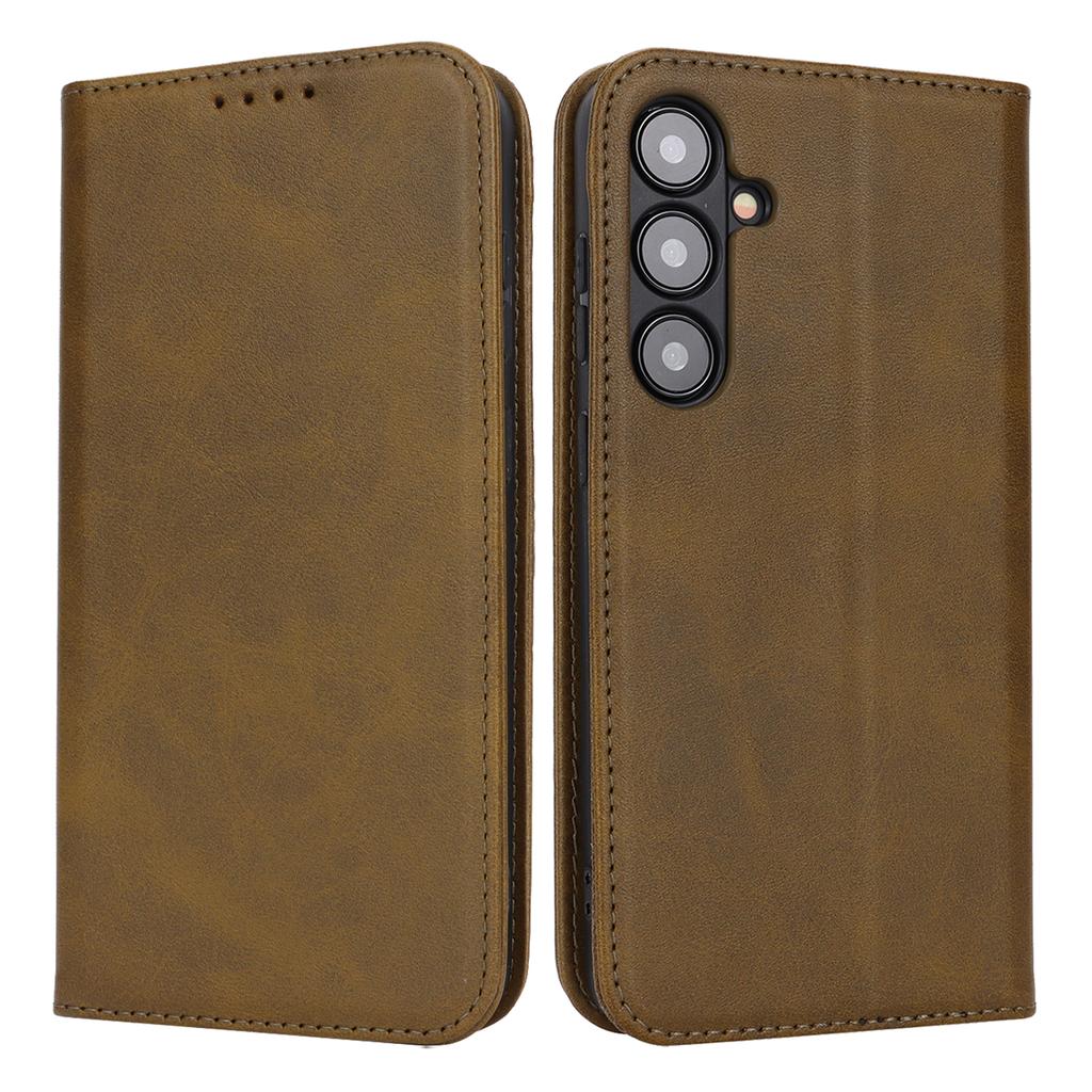 For Samsung Galaxy S24 Wallet Leather Case Magnetic Closing Phone Cover