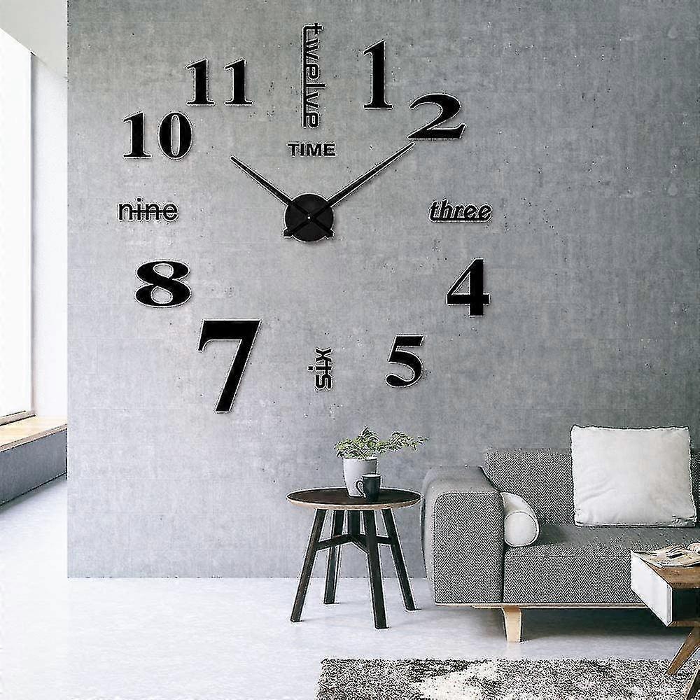 Diy Wall Clock, Diy 3d Wall Clocks, Modern Design, Acrylic Wall Clocks, Wall Clocks, Decoration Clocks For Office, Living Room, Bedroom, Clock, Gift, 
