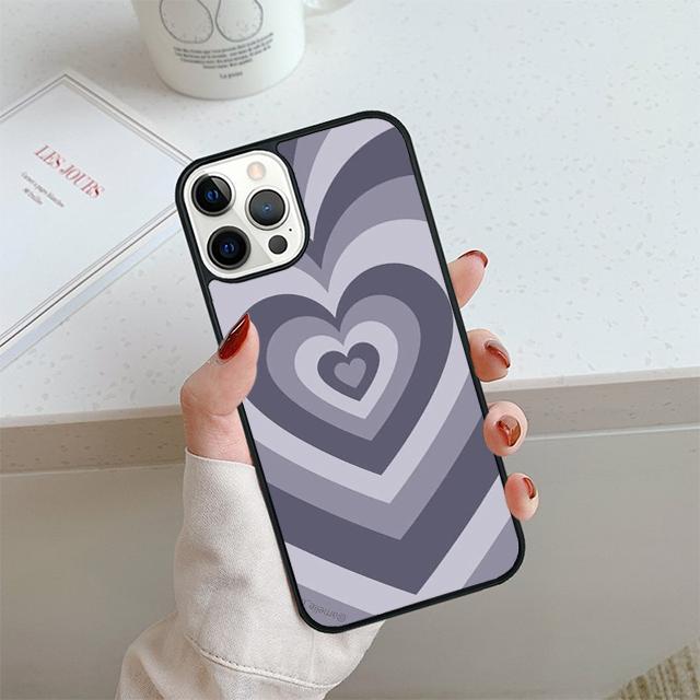 

Hearts circles coque Phone Case For iPhone 17 Air 13 12 14 15 16 Cover For Apple 14 15 16 Pro Max Plus Coque iPhone 13pro