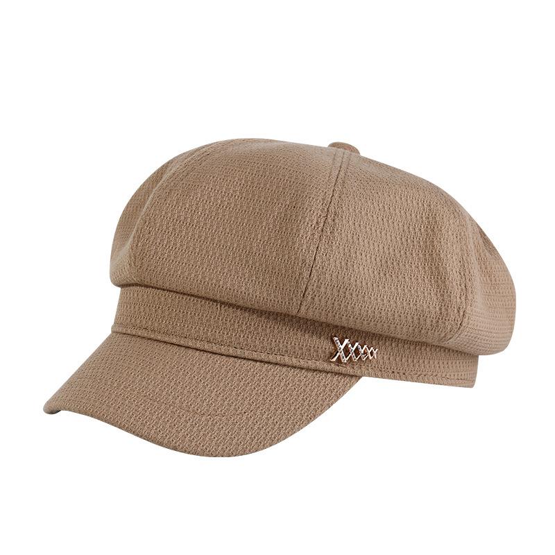 Small Octagonal Hat Japanese and British Retro Literary Beret Versatile Newspaper Baby Hat Trend