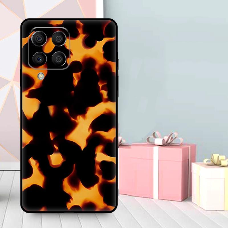 Vintage Tortoise Shell Case For Samsung Galaxy M56 M52 M32 M53 M16 M11 M21 M31 M35 M12 M13 M14 M15 M36 M55 M34 M54