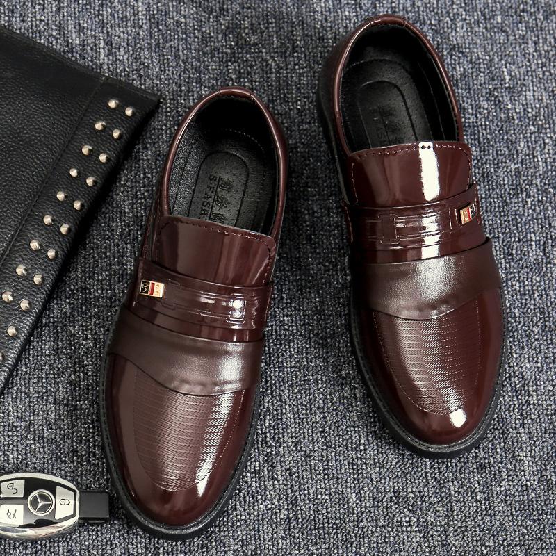 Jugend Lederschuhe Herren wasserdicht neu Businesskleid Herren lässig Britisch Trauzeuge Koreanische Version trendig Bräutigam Hochzeitsschuhe