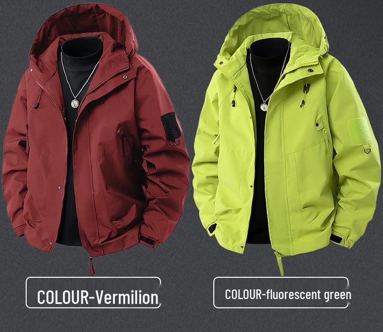 Unisex Winddichte Wasserdichte Windjacke für Frühling und Herbst Outdoor-Aktivitäten
