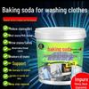 Multi-Use Baking Soda for Laundry: Removes Yellowing, Stains, Mold, Cleans Shoes, Degreases, Descales, and Bleaches.