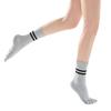 Toe Cotton Silicone Dot Non-slip Female Hosiery Split Toe Socks Middle Tube Socks Five-Finger Socks
