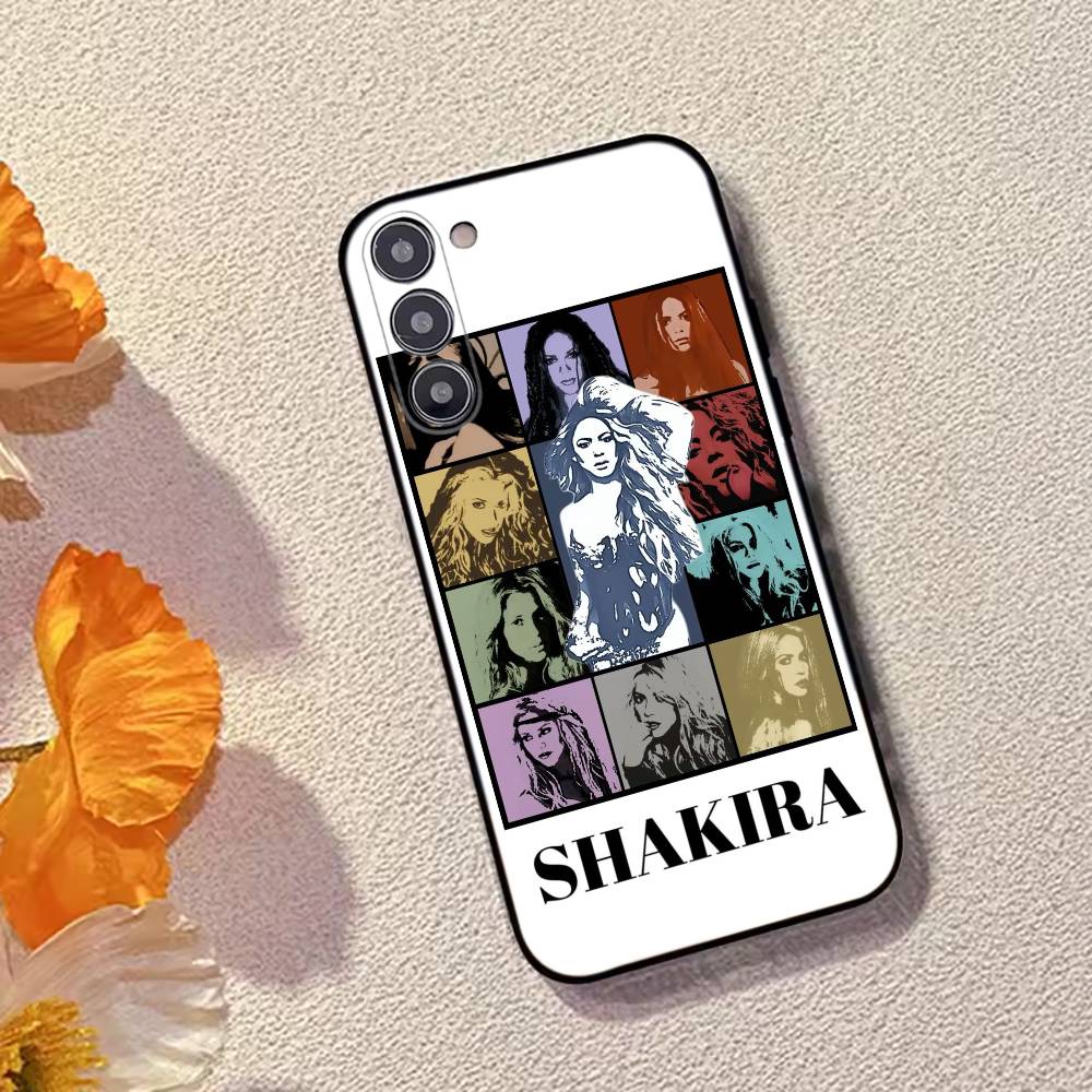 Singer S-Shakira Fashion Phone Case Black Silicone Soft For Samsung Galaxy A73,A72,A71,A70,A53,A52,A51