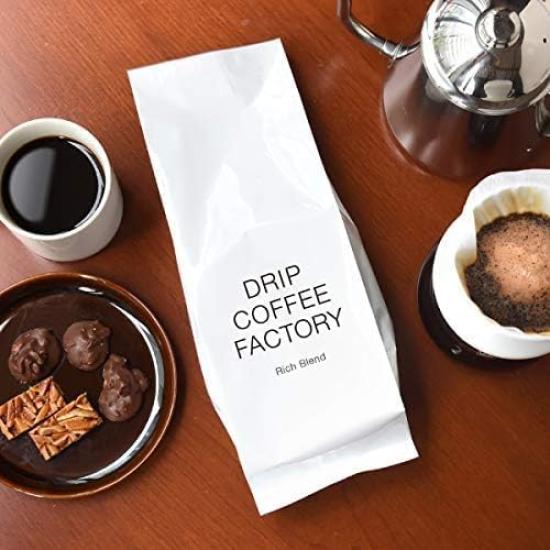 Drip Coffee Factory Rich Blend kaffebønner (2 kg (500g x 4 poser), Rik blanding)