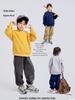 2025 Spring & Autumn Kids' Korean Fashion Sweatshirt: Boys' Long-Sleeve, Round Neck Pullover for Big Kids
