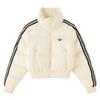 Adidas Originals Adicolor Striped Logo Zip Long Sleeve Cotton Jacket Women Jackets KR9552