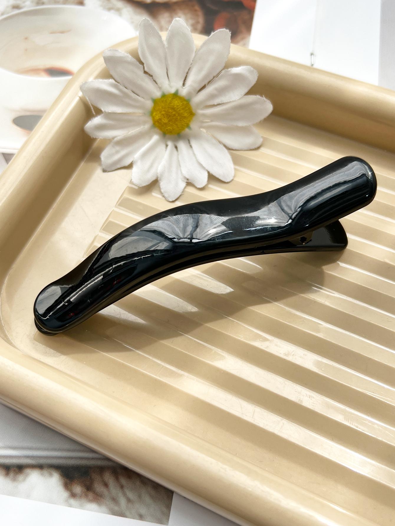 

Тонкие заколки-заколки Jelly Colour Slim Bangs, заколки-утиные заколки, женские простые заколки для волос с леопардовым принтом, корейские заколки для волос, аксессуары для волос чёрный