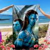 Avatar Print Beach Towel, Versatile Lightweight Absorbent Beach Towel for Pool Surf Yoga Bathroom, Perfect Birthday Holiday Gift