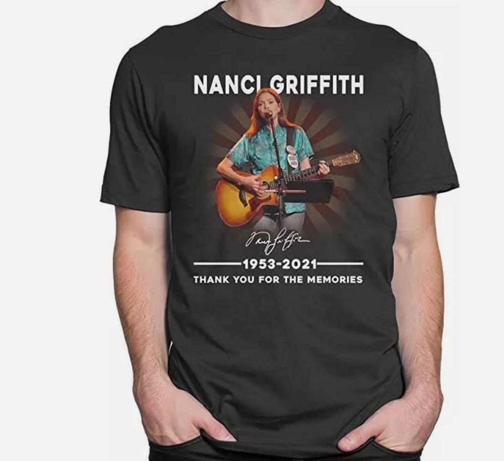 

Thank You For The Songs Nanci Griffith Shirt Classic Black Unisex 2XL
