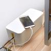 Cable and strip organizer box size L (Black)
