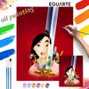 Mulan Mushu DIY Oil Painting Art Painting Kit Home Wall Decor Handmade Gift Large Canvas Painting Set For Wall Art Decorating