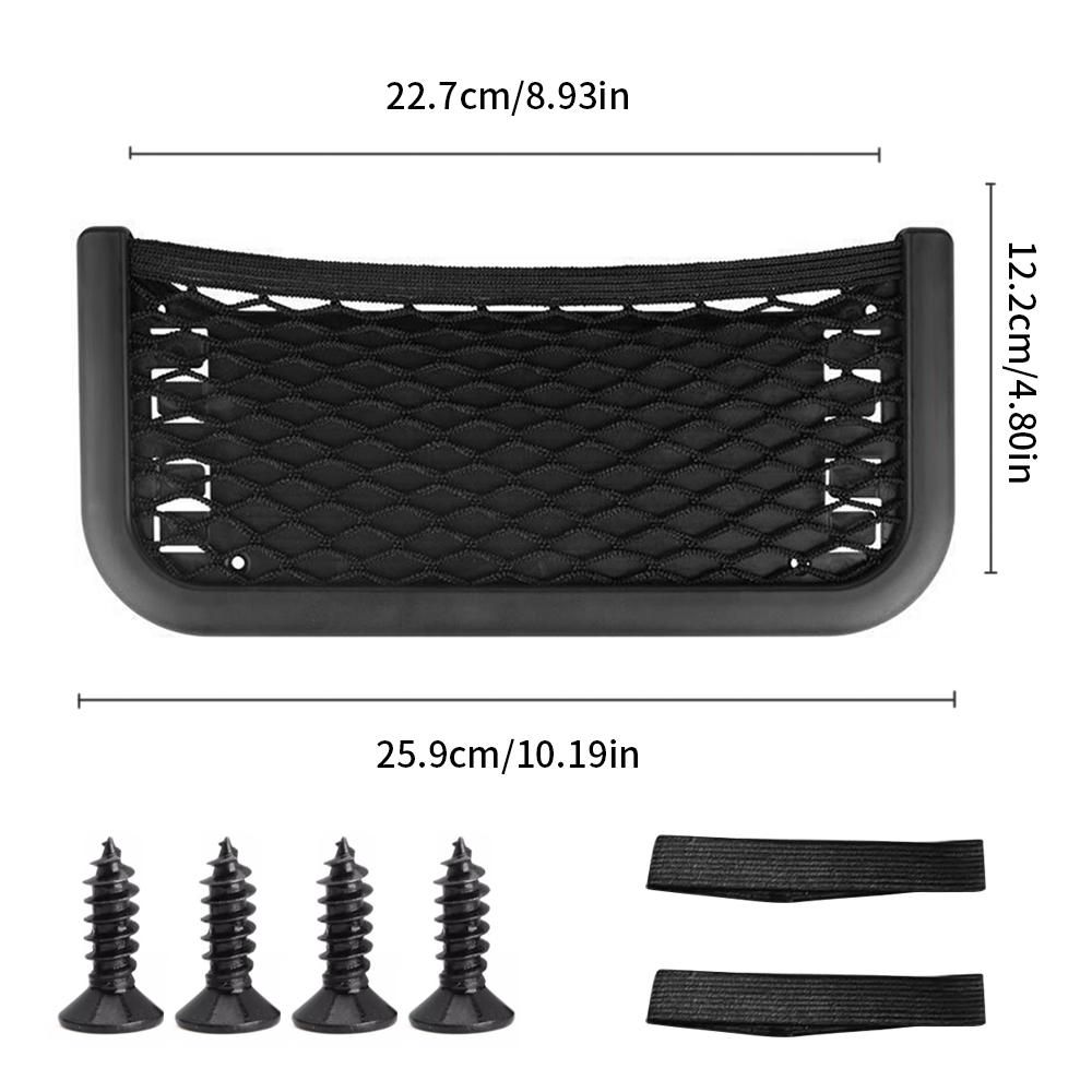 

Car Organizers Car Storage Bag Mesh Multi Function Interior Accessories Supplies Trunk Box Organizer Automobiles Parts чёрный