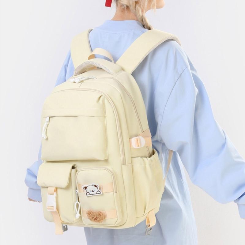 Q81A Large Capacity School Bag Travel Laptop Backpack For Teenager Student Book Bags