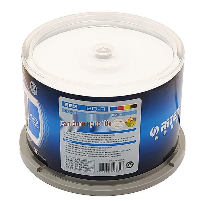 RITEK Blu-ray BD-R 25G Recordable Discs