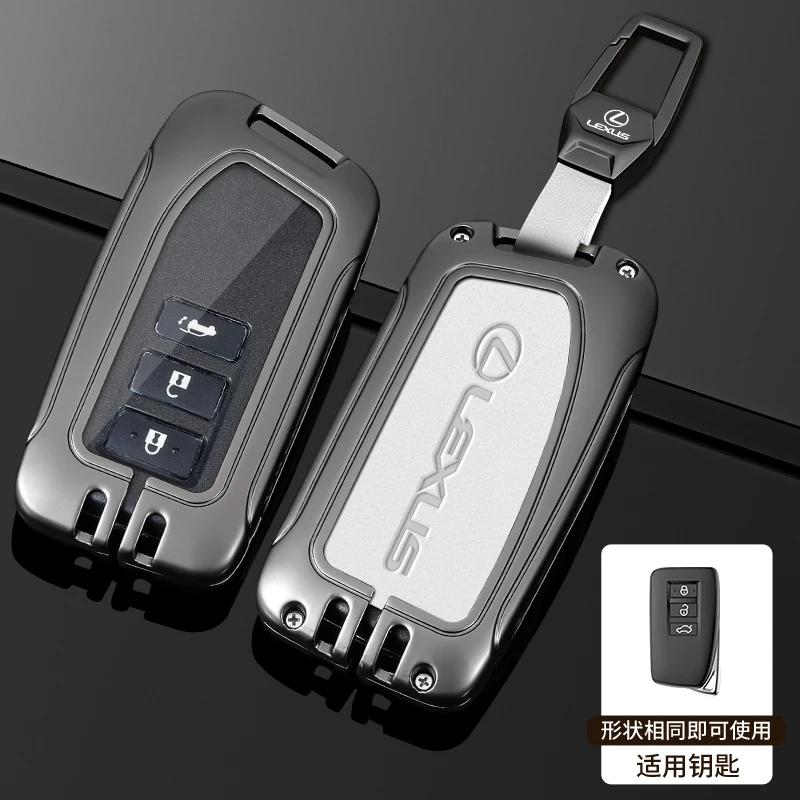 For Lexus NX 200 NX300H RX 350 450H ES 350 ES 300h 2 3 Buttons Keychain Auto Leather Car Remote Key Case Cover Shell