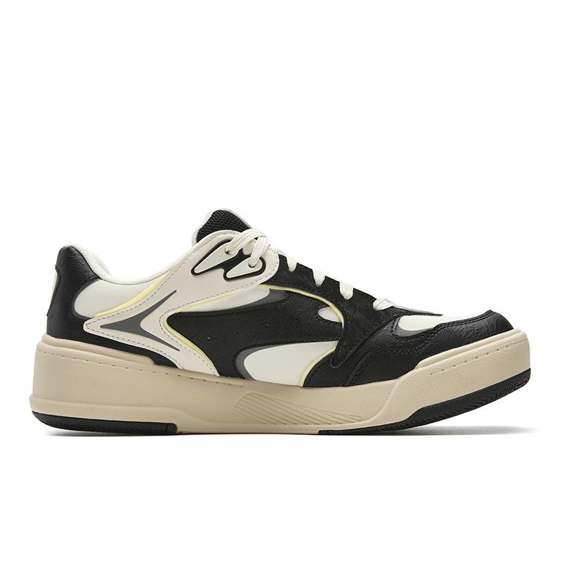 FILA FOGLIA Low top Skateboard Shoes Men's Antique White Black F12M612203FAF
