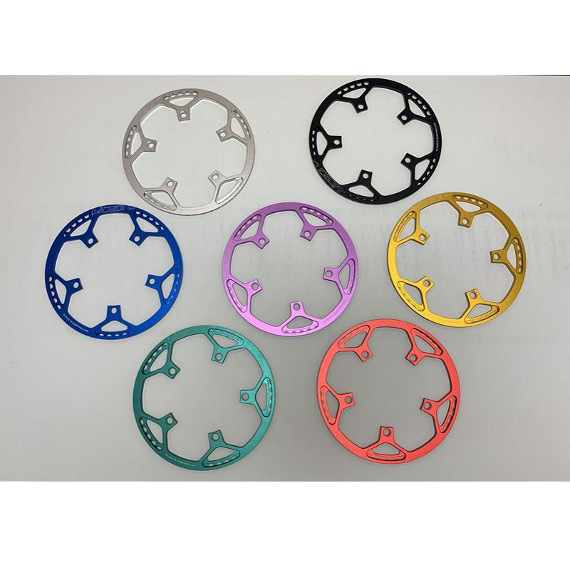 Litepro BMX Bicycle BCD130 Single Disc Gear Round Plate Crankset 45/47/53/56/58T Folding Bike Chain Wheel Crank Chainring