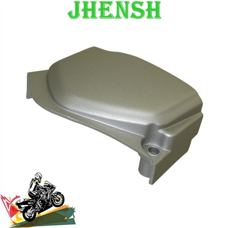 JHENSH Left Engine Sprocket Cover For 50cc 70cc 90cc 110cc 125cc 140cc 150cc Pit Dirt Bike ATV Go Kart