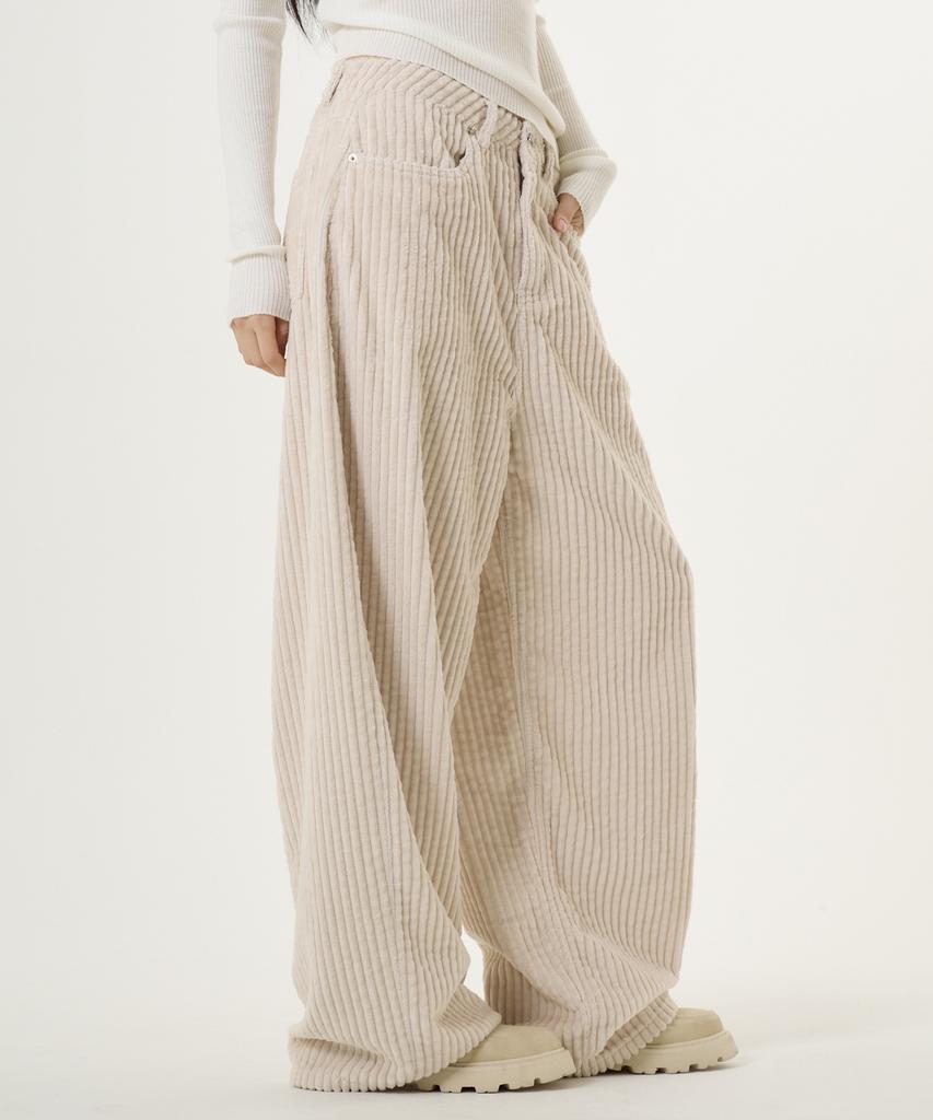 UNKNOWN PLANET Wide Corduroy Pants 2 Colors
