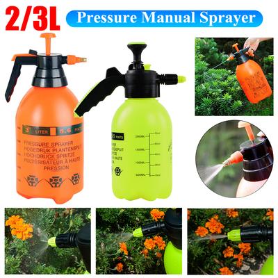 2/3L Hand Pressure Water Sprayer Trigger Air Pump Garden Irrigation Sprinklers Adjustable Spray Bottle Gardening IrrigationTools