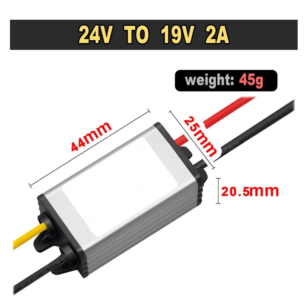 DC DC Converter 24V to 19V Step Down Voltage Regulator