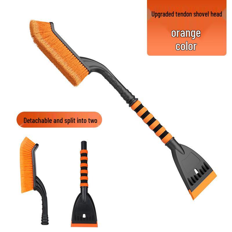 Multifunctional Car Snow Removal Tool: De-Icing Shovel and Brush for Winter Snow Scraping